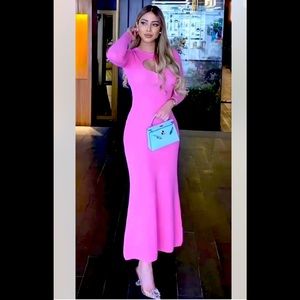 Zara Cut Out Knit Dress Size Small